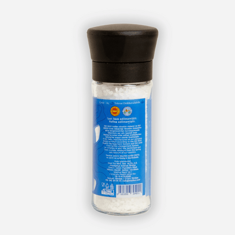 Quellsalz grobkörnig mit Salzmühle - 110g