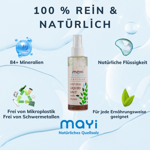 MAYİ Flüssigsalz mit Thymian