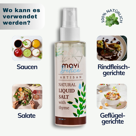 MAYİ Flüssigsalz mit Thymian